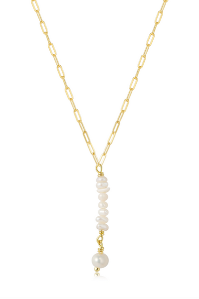 Andcopenhagen - Necklace - 18 carat gold plated 925 sterling silver - Ida Long