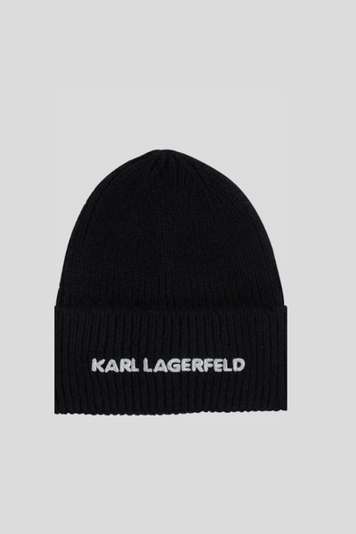 Karl Lagerfeld - Hue - Black - KNIT BEANIE