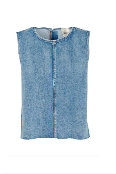 My Essential Wardrobe - Top - Denim light blue - DangoMW 144