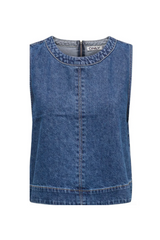 Denim top - Medium blue denim - Dorsi - Only