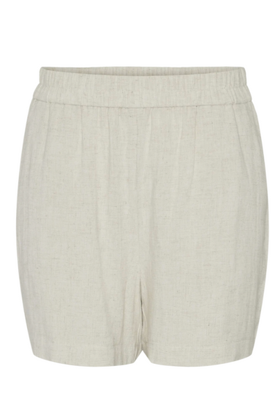 Beige Linen shorts - Vinsty - Pieces