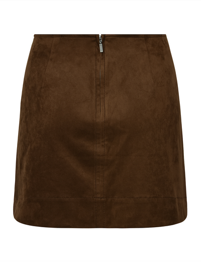 Global Funk - Skirt - Suede - Dark brown - Anabella