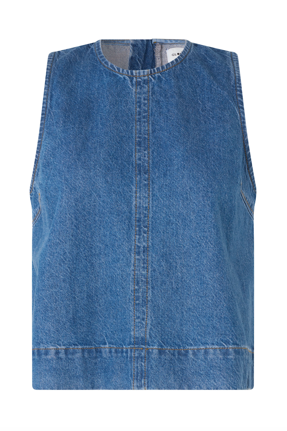 Denim Blue top - Rihne - Global Funk