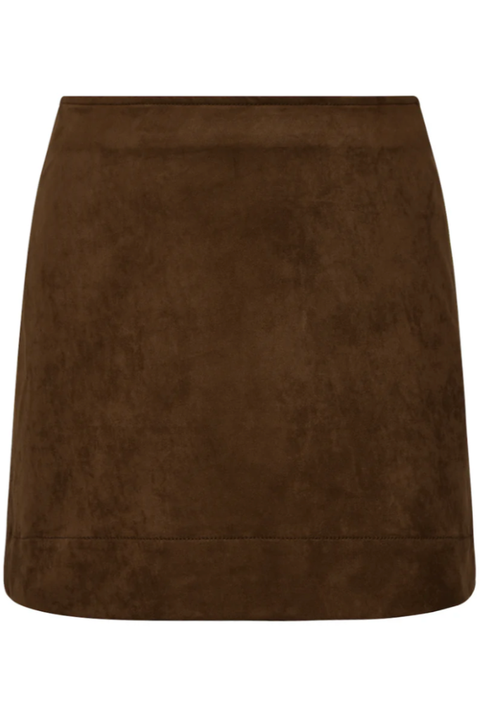 Global Funk - Skirt - Suede - Dark brown - Anabella