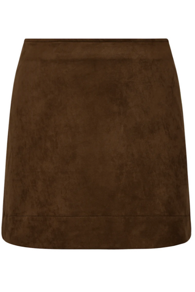 Global Funk - Skirt - Suede - Dark brown - Anabella