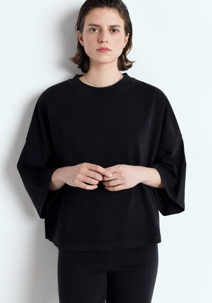 American Vintage - T-shirt - Black - Ample Mc colrond