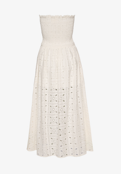 Sissel Edelbo - Kjole - Broderi anglaise Creme - Debbie sss