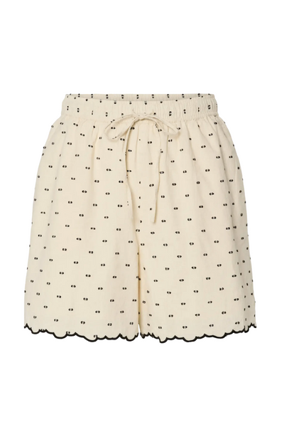 YAS - Shorts - Black dobby dots - Dobby