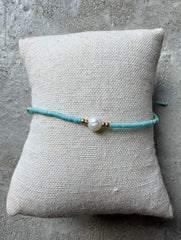 Andcopenhagen Jewelry - Holly Bracelet - Turquoise, Pearl & Gold