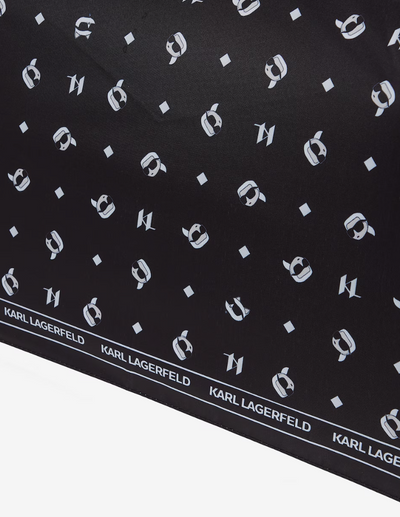 Karl Lagerfeld - Paraply - Black - Ikon AOP MD