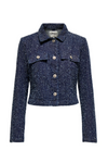 Only - Denim jakke - Dark Blue - Aman