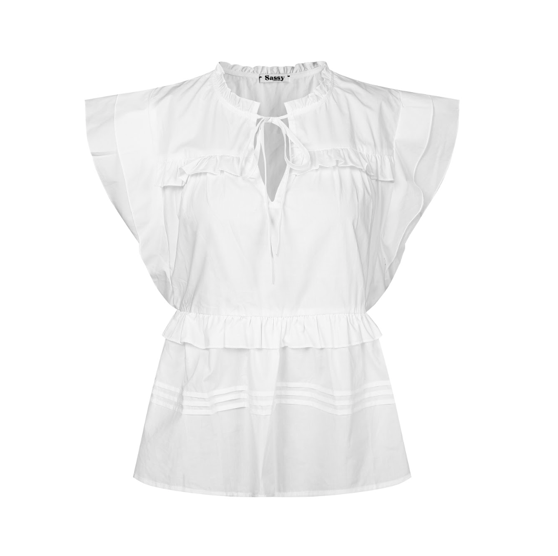 Sassy Copenhagen - Top - White - Emilie