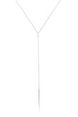 Andcopenhagen Jewelry - Halskæde - 925 sterlingsølv - Perle & Spike - Eleonora