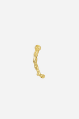 Andcopenhagen - Earring - 18 carat gold plated 925 sterling silver - 1 piece Agnete