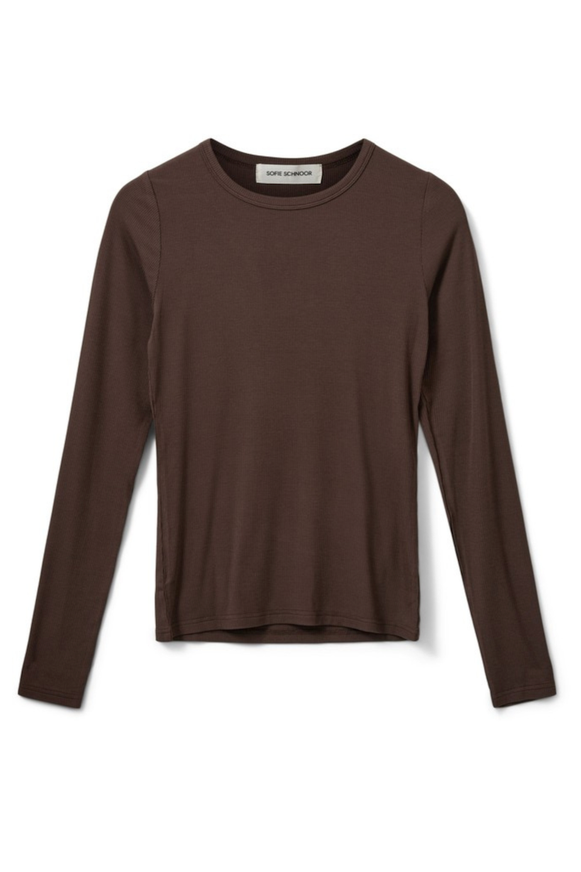 Long-sleeved viscose blouse - Gray - Petricia SNOS243 - Sofie Schnoor 