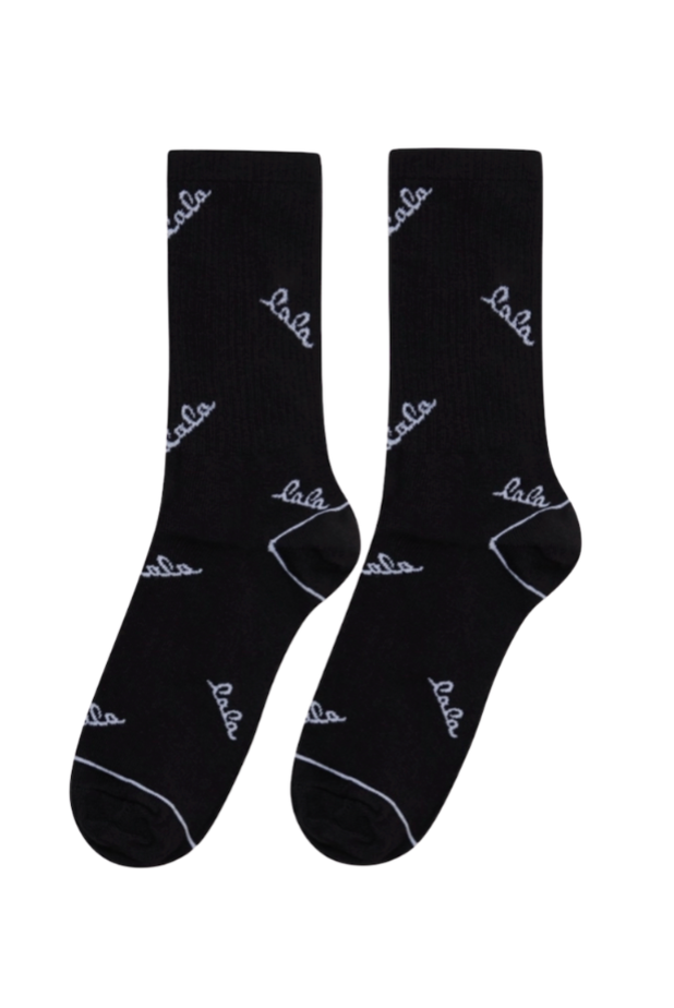 LALA BERLIN - Socks - Pink/White - Sam Cotton Blend sss