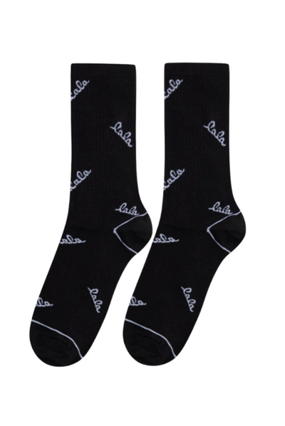 LALA BERLIN - Socks - Pink/White - Sam Cotton Blend sss