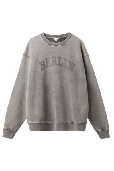 Lala Berlin - Sweatshirt - Washed Gray - Berlin