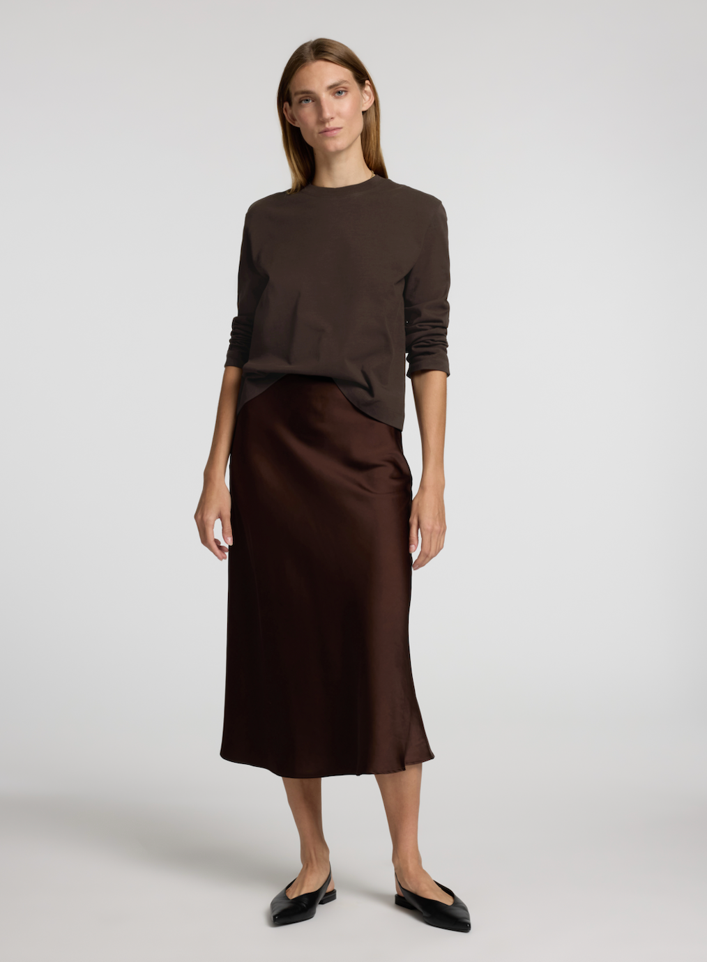 Selected Femme - Bluse - Delicioso - Essential Boxy LS