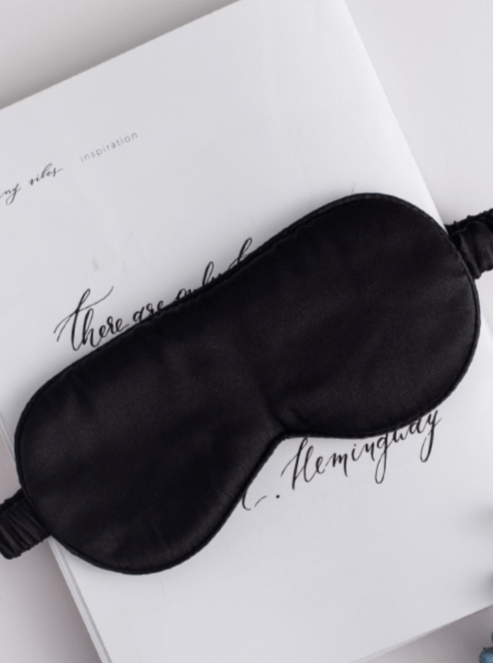 Andcopenhagen - 100% silk sleeping mask - Black