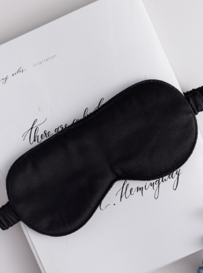 Andcopenhagen - 100% silk sleeping mask - Black