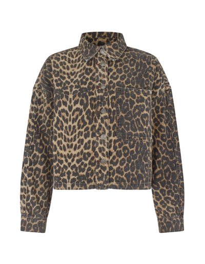 MbyM - Denim Jakke - Leopard - Wanniah