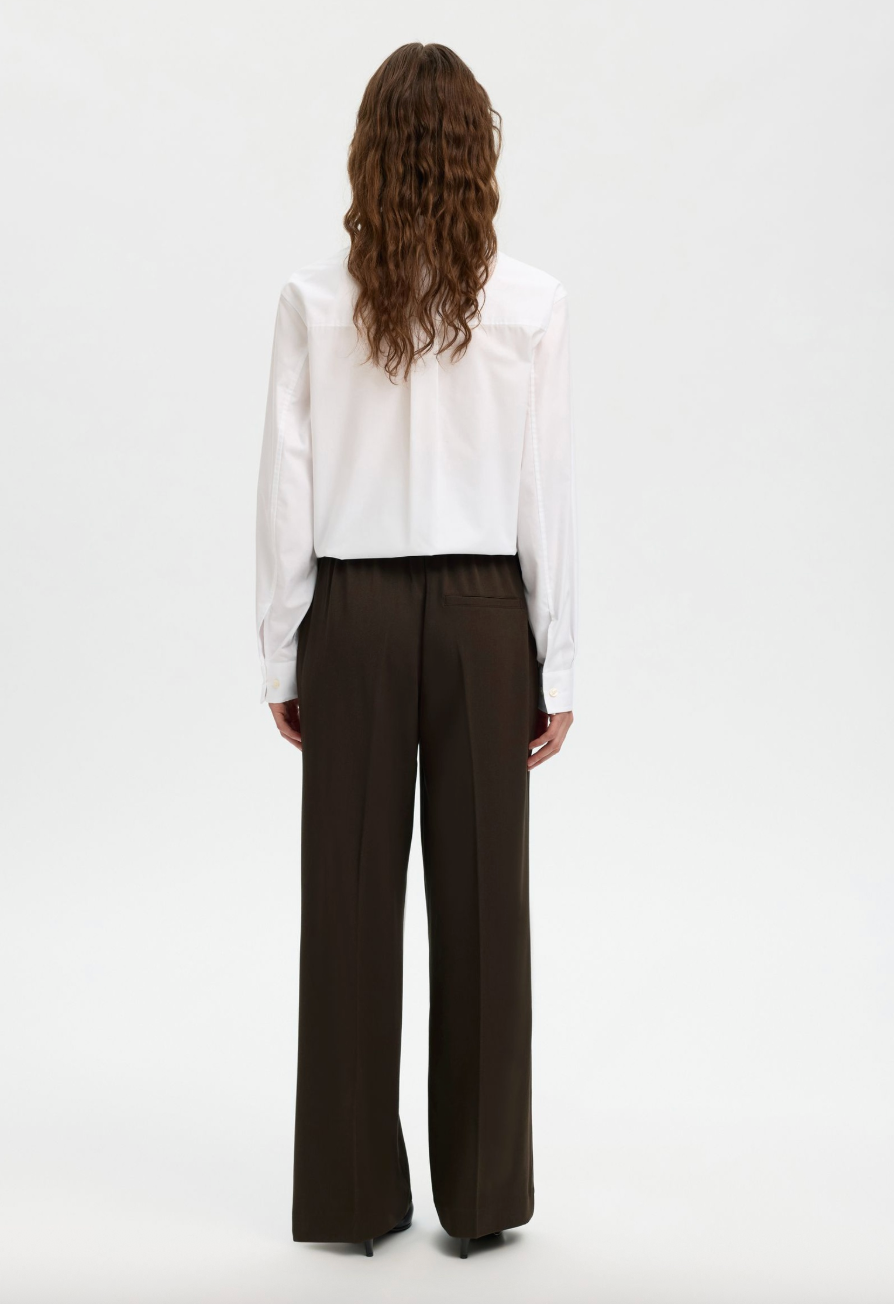 Selected femme - Rita MW Wide pant Black trousers