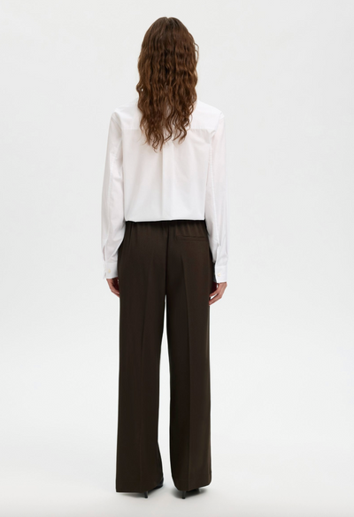 Selected femme - Rita MW Wide pant Black trousers