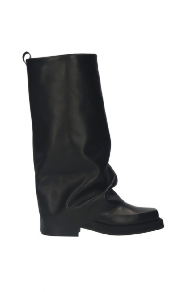 Pavement - Boots - Black leather - Tella