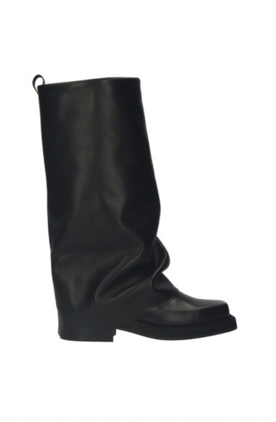 Pavement - Boots - Black leather - Tella