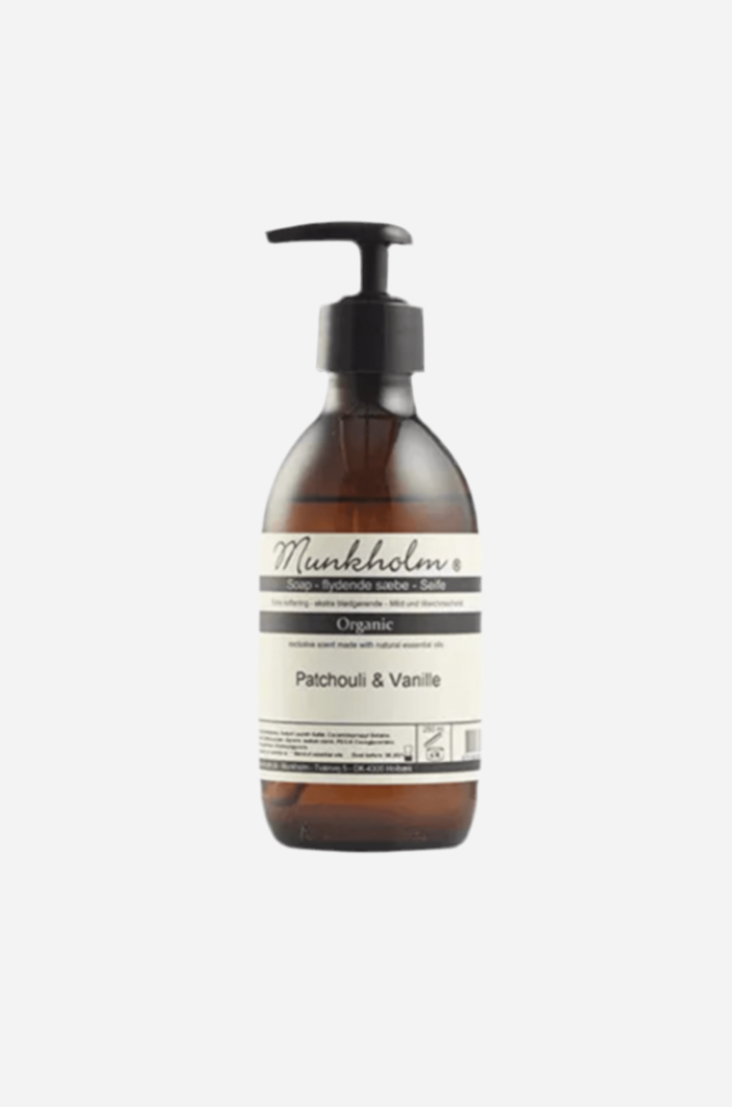 Organic håndsæbe - Patchouli & Vanille - 250 ml - Munkholm sss - Stilkompagniet.dk