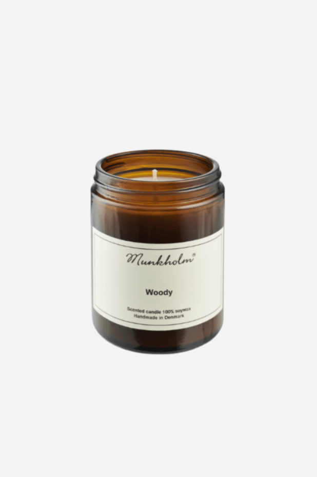 Duftlys - Woody - 180 ml. - Munkholm sss
