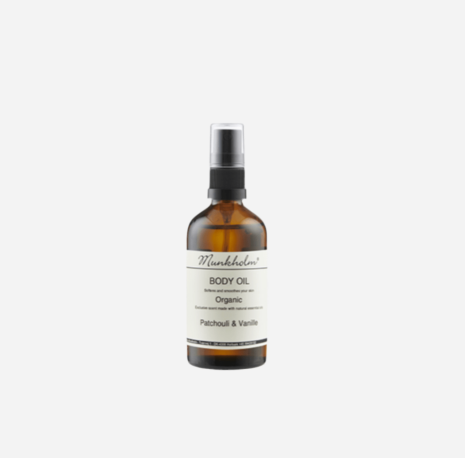 Organic bodyoil - Patchouli & Vanille - 100 ml - Munkholm sss - Stilkompagniet.dk
