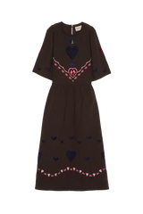 Sissel Edelbo - Kjole - Seal Brown - Sky