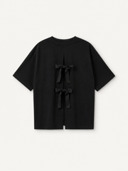 The Garment - T-shirt - Black - TG Bow