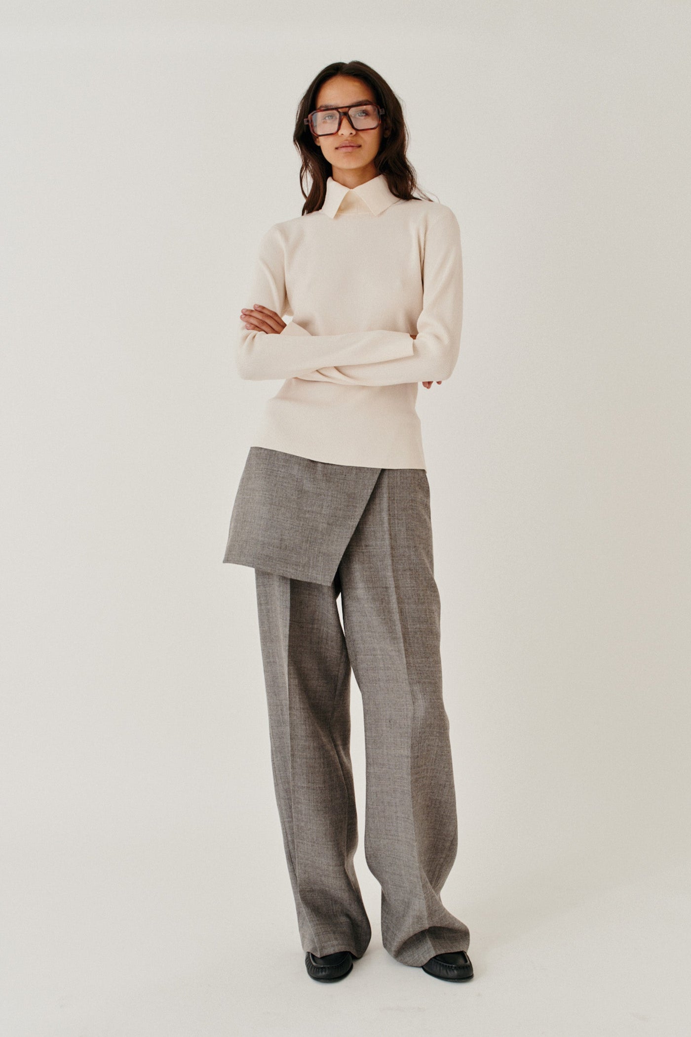 The Garment - Strikbluse - Creme - Madison