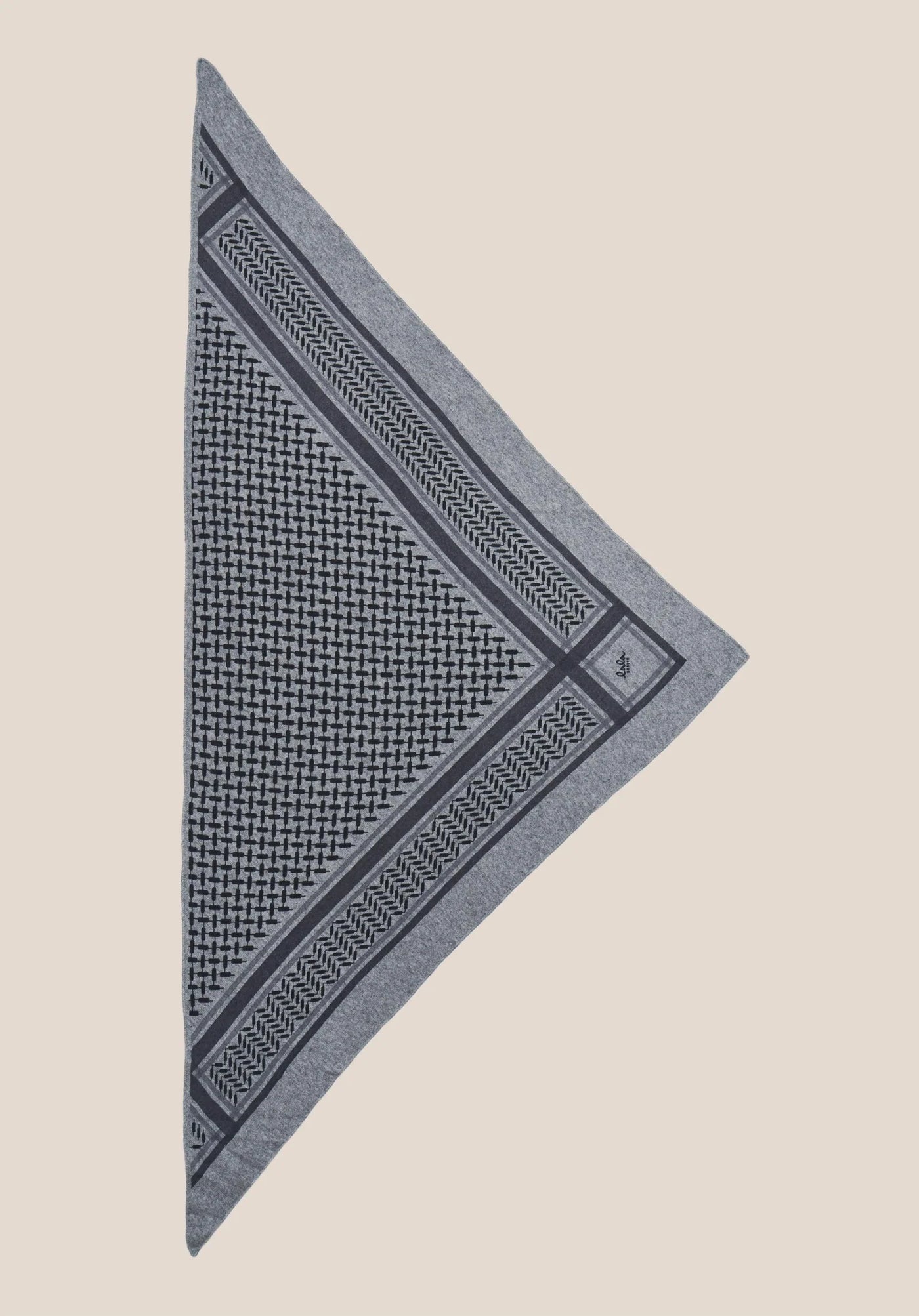 Lala Berlin - Cashmere tørklæde - City middlegrey melange - Trinity Classic M