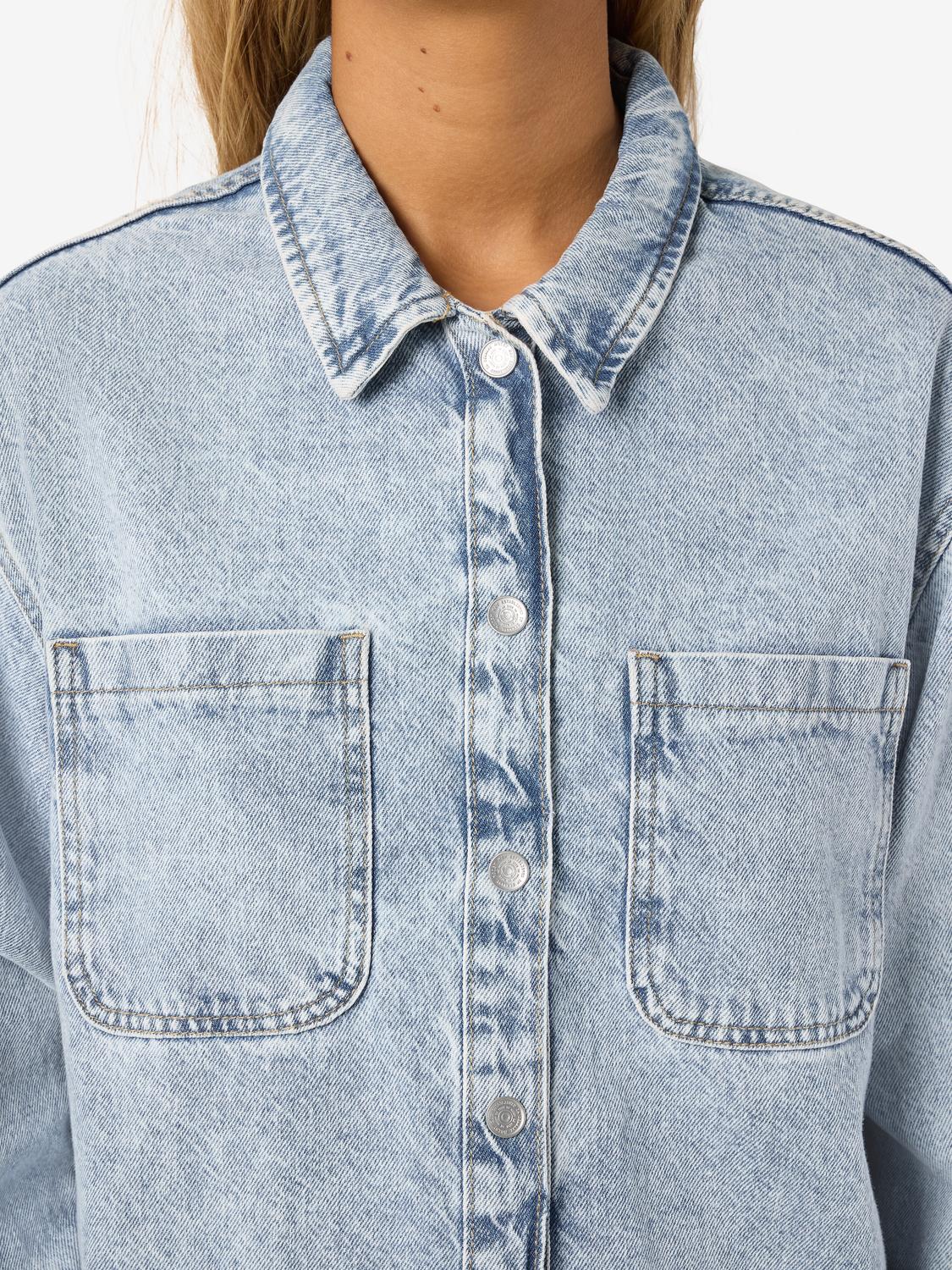Noisy May - Denim jacket - Light blue - Alva 