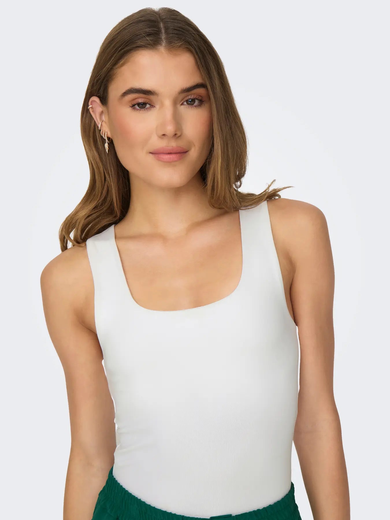 Only - Top - Two Way - Bright White - Ea