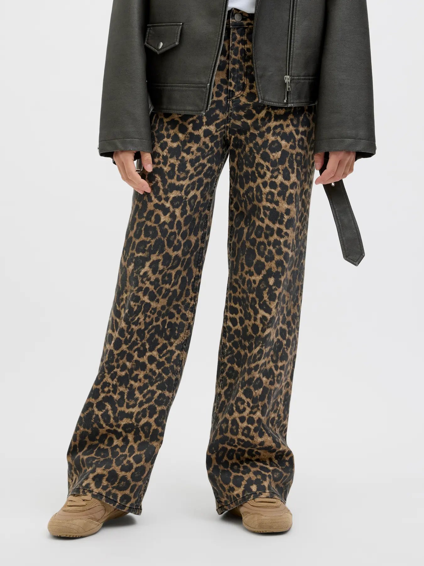 JJXX - Jeans - Leopard - Sarah Wide HW