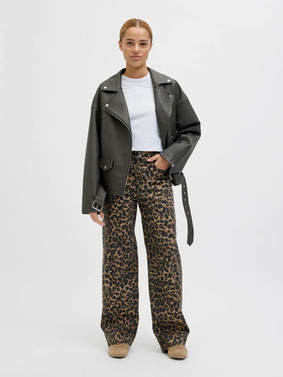 JJXX - Jeans - Leopard - Sarah Wide HW