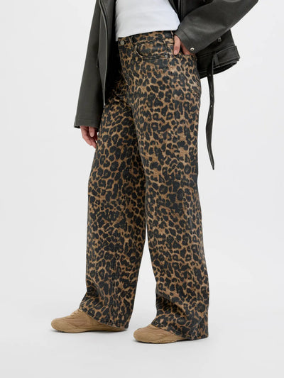 JJXX - Jeans - Leopard - Sarah Wide HW