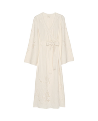 Sissel Edelbo - Kjole - Off white - Winfrey Wrap Dress