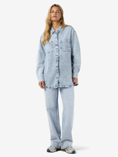 Noisy May - Denim jacket - Light blue - Alva 