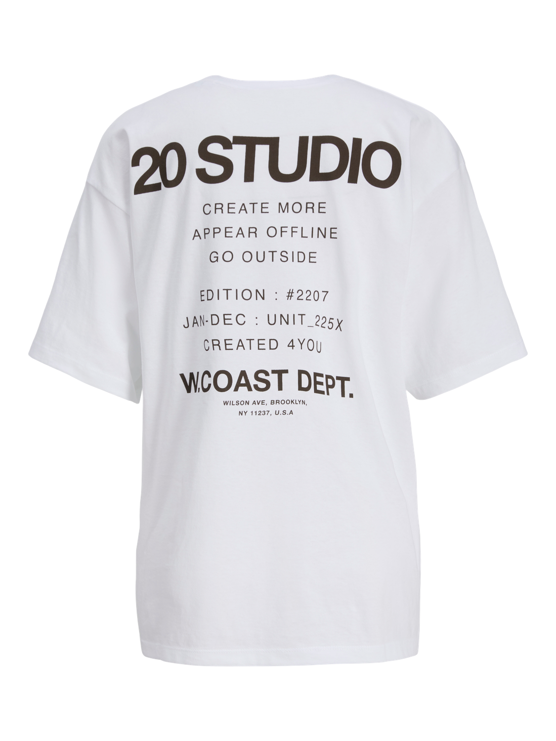 JJXX - T-shirt - Bright white - Millow Loose