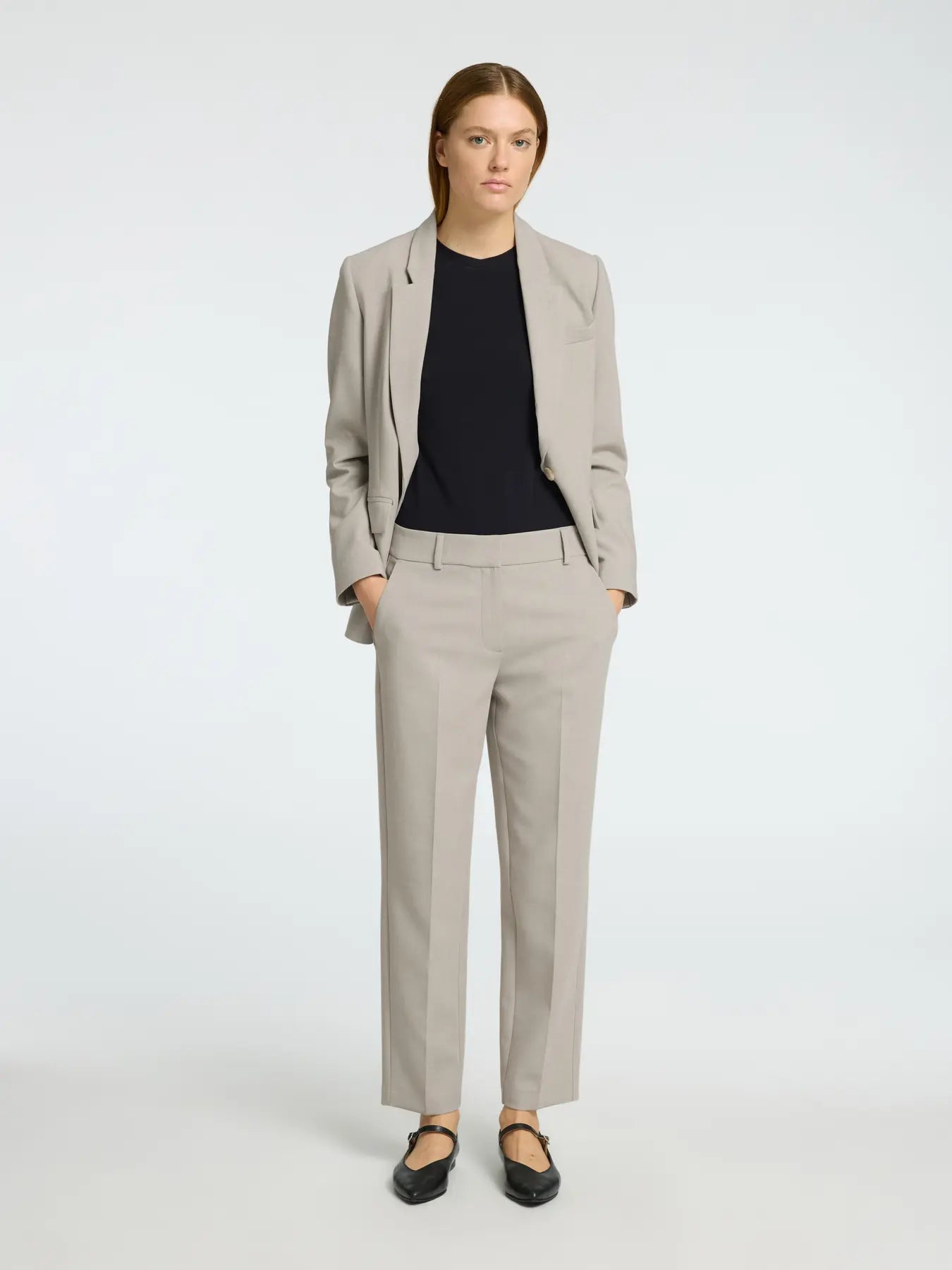 Selected Femme - Bukser - Island Fossil - Rita-Ria cropped