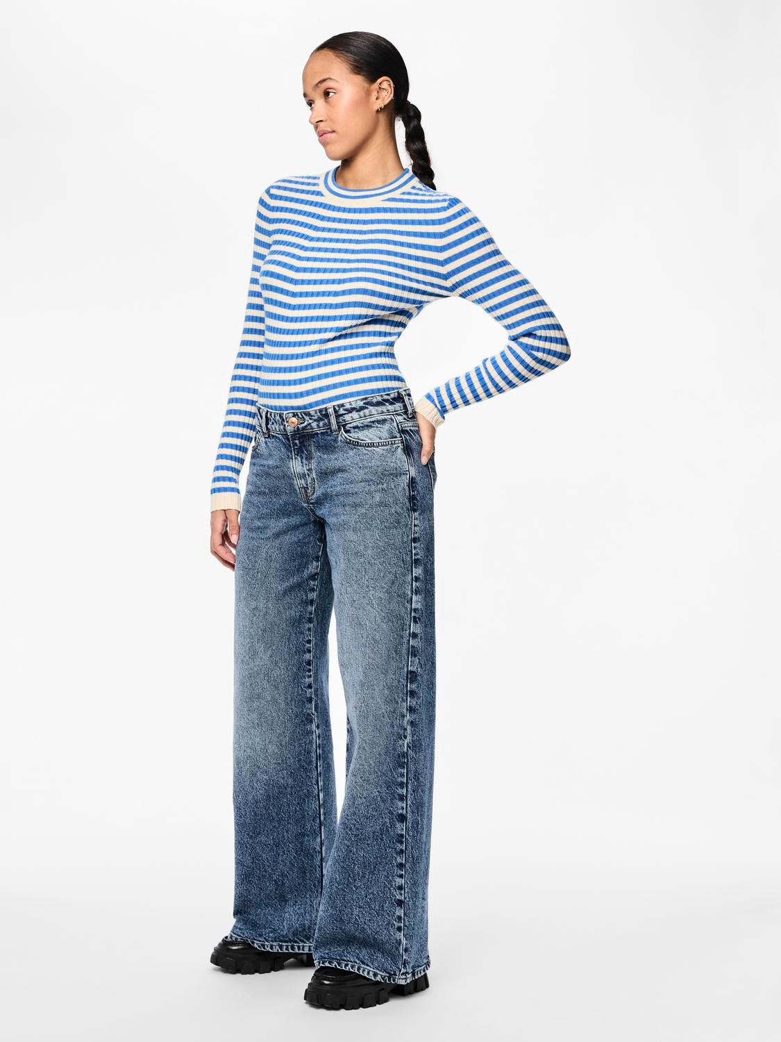 Jeans - Medium denim blue - Selma - Pieces