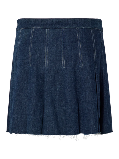 Pieces - Skirt - Dark blue denim - Fabia