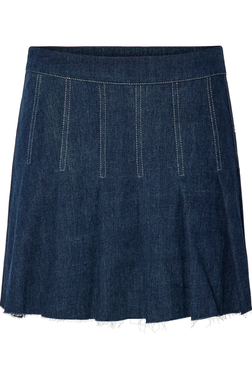 Pieces - Skirt - Dark blue denim - Fabia