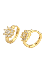 Andcopenhagen - Earrings hoops - 18 carat Gold plated 925 sterling silver - Aviaya